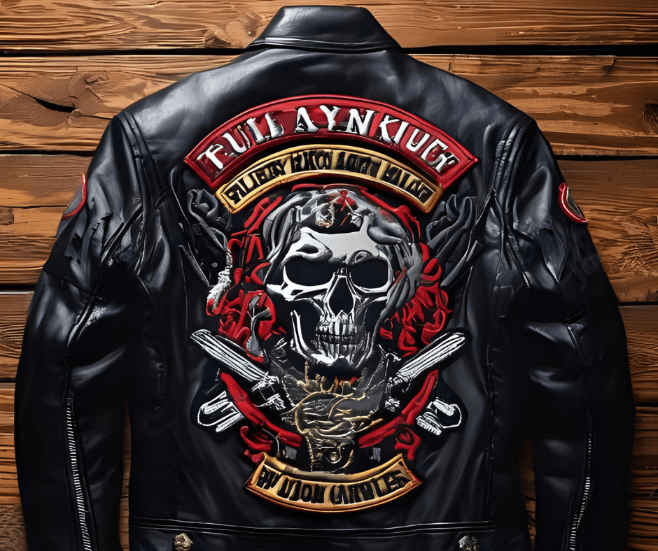 motorcycle jacket patches section 1